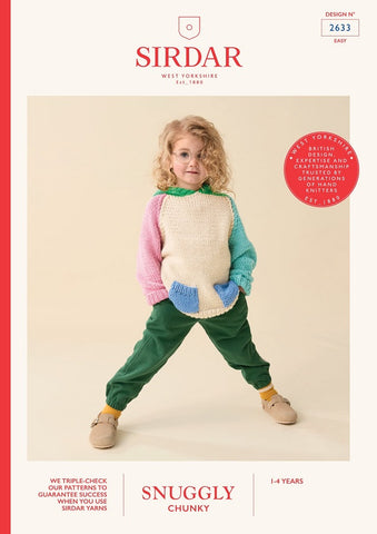 Sirdar Snuggly Chunky Pattern 2633 - Hygge Hoodie