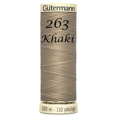 Haberdashery - Gütermann Sew-all thread 100m - Beige/Brown