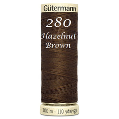 Haberdashery - Gütermann Sew-all thread 100m - Beige/Brown