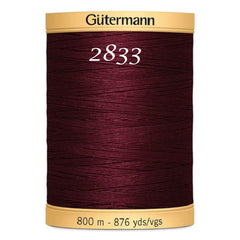 Haberdashery - Gütermann Natural Cotton 800m