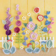 Crochet Collage Garden Book by Chris Norrington