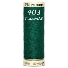 Haberdashery - Gütermann Sew-all thread 100m - Green