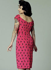 Butterick B6413 Pattern  - Gathered-Front Keyhole Dress