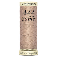 Haberdashery - Gütermann Sew-all thread 100m - Beige/Brown