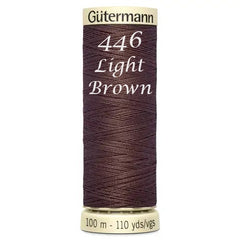 Haberdashery - Gütermann Sew-all thread 100m - Beige/Brown