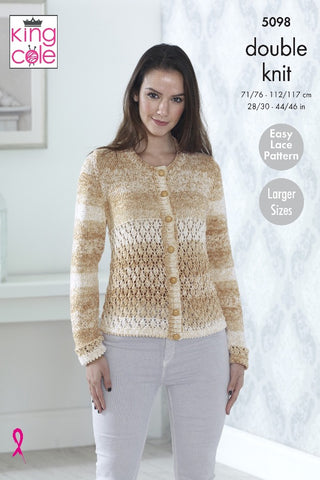 King Cole Vogue DK Pattern 5098 - Cardigans - NOW €1.00