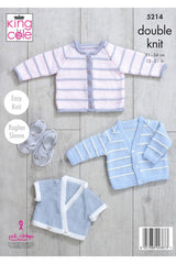 King Cole Comfort DK Pattern 5214 - Cardigans