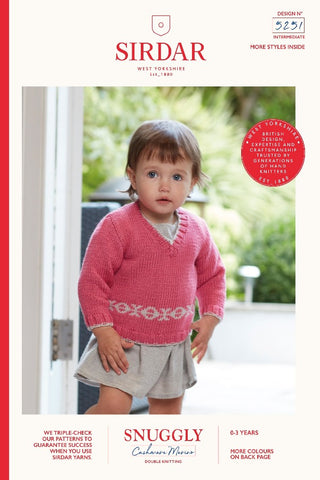 Sirdar Snuggly Cashmere Merino DK Pattern 5251 - Sweater & Tank