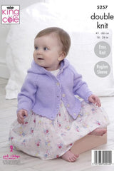King Cole Big Value Baby DK Pattern 5257 - Cardigans