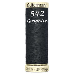 Haberdashery - Gütermann Sew-all thread 100m - Black/White/Grey/Cream/Yellow/Orange