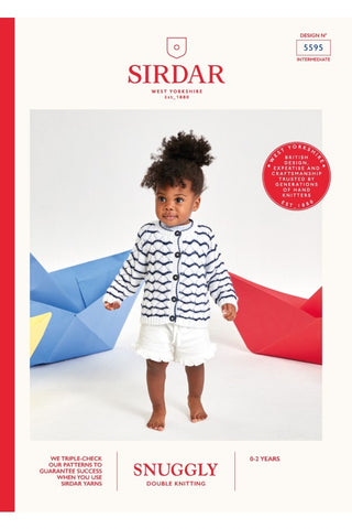 Sirdar Snuggly DK Pattern 5595 - Cardigan