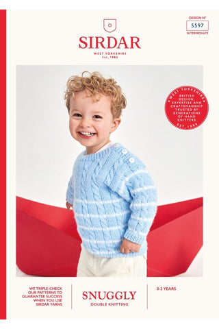 Sirdar Snuggly DK Pattern 5597 - Sweater