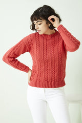 King Cole Luxury Merino DK Pattern 5915 - Sweater & Cardigan