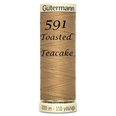 Haberdashery - Gütermann Sew-all thread 100m - Beige/Brown