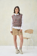 King Cole Homespun Prism DK Pattern 5994 - Ladies Round & V Neck Tanks