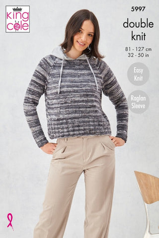 King Cole Homespun Prism DK Pattern 5997 - Sweaters