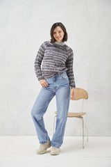 King Cole Homespun Prism DK Pattern 5998 - Sweater & Cardigan