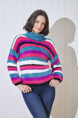 King Cole Truffle Glitz Pattern 6053 - Sweater & Cardigan