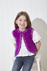 King Cole Truffle Glitz Pattern 6054 - Waistcoat & Bolero