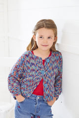 King Cole Jitterbug DK Pattern 6139 - Overtop, Cardigan & Beret