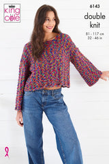 King Cole Jitterbug DK Pattern 6143 - Sweaters