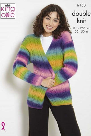 King Cole Riot DK Pattern 6153 - Jacket & Sweater