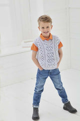 King Cole Comfort Aran Pattern 6171 - Sweater & Sweater Vest