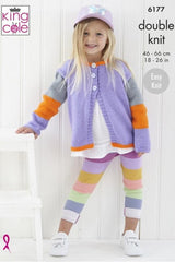 King Cole Cherished DK Pattern 6177 - Cardigans