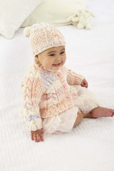 King Cole Cosy Love Aran Pattern 6178 - Cardigans & Hat
