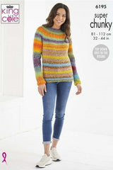 King Cole Explorer Super Chunky Pattern 6195 - Sweaters