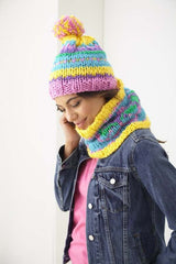 King Cole Big Value Super Chunky Pattern 6196 - Sweater & Accessories