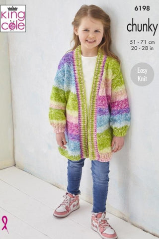 King Cole Hedgerow Chunky Pattern 6198 - Jacket & Sweater