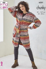 King Cole Hedgerow Chunky Pattern 6201 - Jacket & Waistcoat