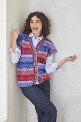 King Cole Hedgerow Chunky Pattern 6201 - Jacket & Waistcoat