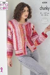 King Cole Hedgerow Chunky Pattern 6204 - Sweater & Jacket