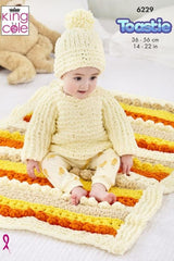 King Cole Toastie Super Chunky Pattern 6229 - Baby Set