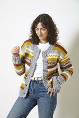 King Cole Big Value Super Chunky Pattern 6272 - Sweater & Cardigan