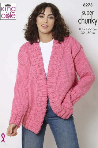 King Cole Big Value Super Chunky Pattern 6273 - Jacket & Waistcoat