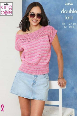 King Cole Jamboree DK Pattern 6354 - Tops