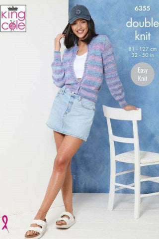 King Cole Jamboree DK Pattern 6355 - Cardigan & Waistcoat