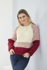 King Cole Big Value Super Chunky Tweed Pattern 6360 - Sweaters