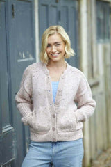King Cole Homespun Aran Pattern 6420 - Cardigans