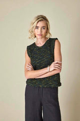 King Cole Firefly Aran Pattern 6445 - Tank Top & Cardigan
