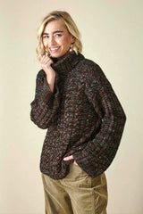 King Cole Firefly Aran Pattern 6447 - Sweater & Cardigan