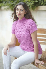 King Cole Eternity DK Pattern 6453 - Sweater & Top