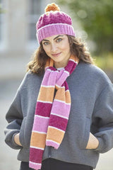King Cole Eternity DK Pattern 6458 - Scarf, Hat, Cowl & Gloves