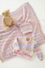 King Cole Fjord Baby DK Pattern 6459 - Jacket, Hat & Blanket