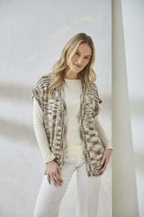 King Cole Linendale Reflections DK Pattern 6483 - Cardigan & Waistcoat