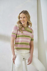 King Cole Beaches DK Pattern 6484 - Top & Cardigan