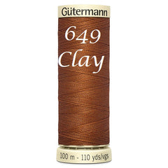 Haberdashery - Gütermann Sew-all thread 100m - Beige/Brown